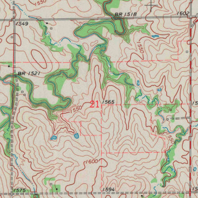 United States Geological Survey Munden, KS (1968, 24000-Scale) digital map