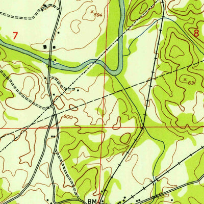 United States Geological Survey Munford, AL (1947, 24000-Scale) digital map