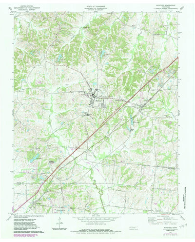 United States Geological Survey Munford, TN (1971, 24000-Scale) digital map