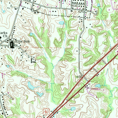 United States Geological Survey Munford, TN (1971, 24000-Scale) digital map