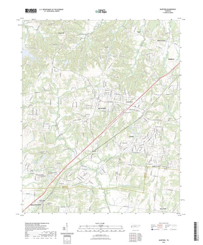 United States Geological Survey Munford, TN (2022, 24000-Scale) digital map