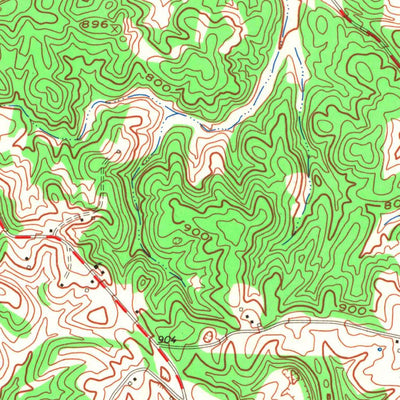 United States Geological Survey Munfordville, KY (1966, 24000-Scale) digital map