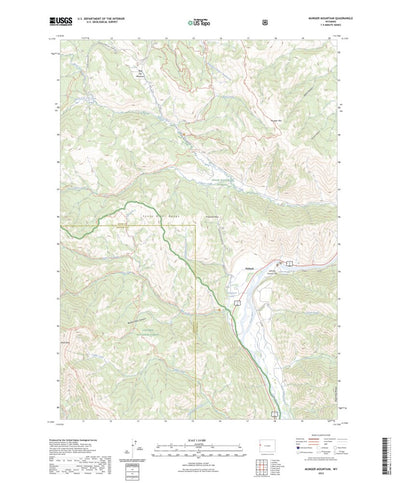 United States Geological Survey Munger Mountain, WY (2023, 24000-Scale) digital map