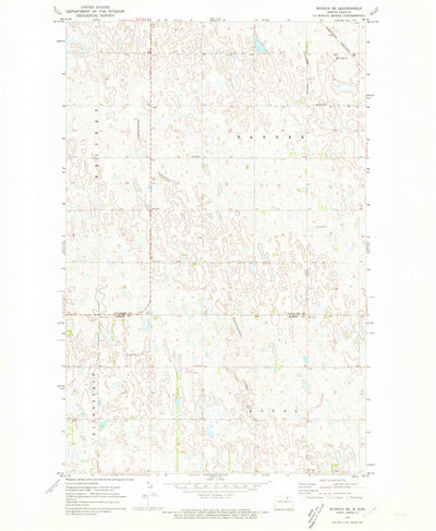 United States Geological Survey Munich SE, ND (1971, 24000-Scale) digital map
