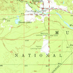 United States Geological Survey Munising, MI (1958, 62500-Scale) digital map