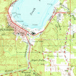 United States Geological Survey Munising, MI (1958, 62500-Scale) digital map
