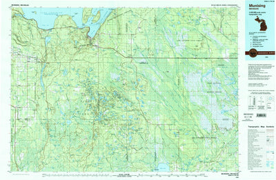 United States Geological Survey Munising, MI (1983, 100000-Scale) digital map