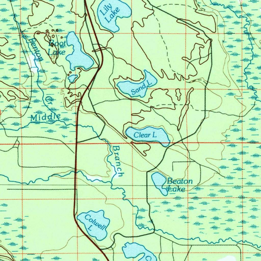 Munising, MI (1983, 100000-Scale) Map by United States Geological ...