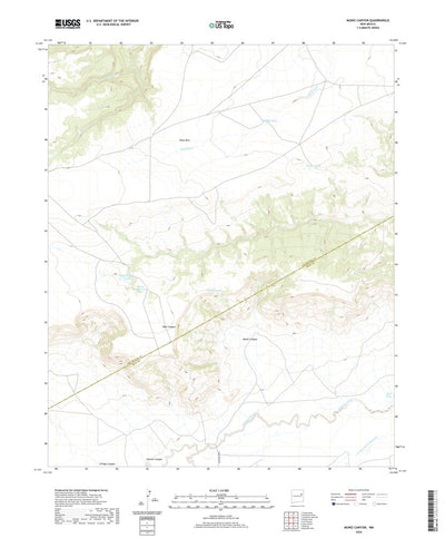 United States Geological Survey Muniz Canyon, NM (2020, 24000-Scale) digital map