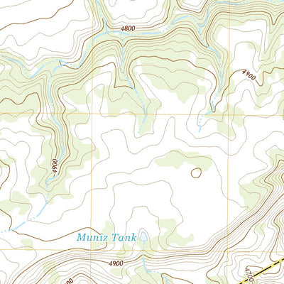 United States Geological Survey Muniz Canyon, NM (2020, 24000-Scale) digital map