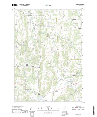 United States Geological Survey Munnsville, NY (2023, 24000-Scale) digital map