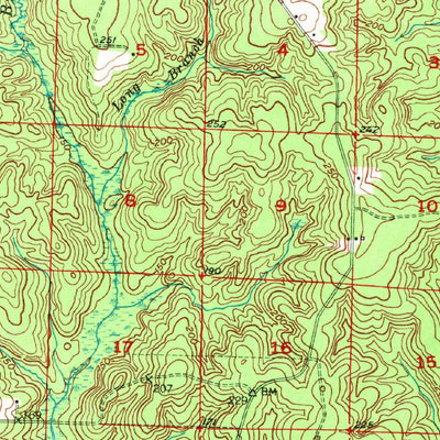 United States Geological Survey Munson, FL-AL (1948, 62500-Scale) digital map