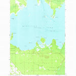 United States Geological Survey Munuscong, MI (1953, 24000-Scale) digital map