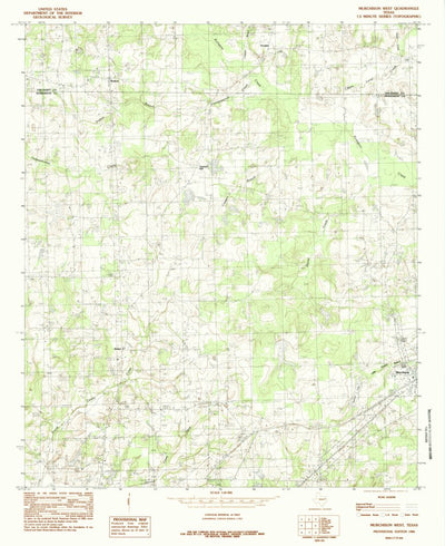 United States Geological Survey Murchinson West, TX (1984, 24000-Scale) digital map