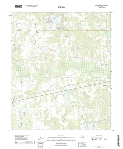 United States Geological Survey Murchison East, TX (2022, 24000-Scale) digital map