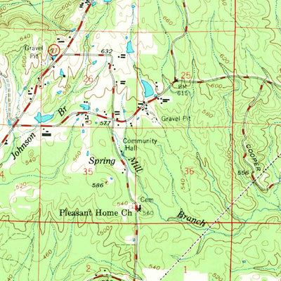 United States Geological Survey Murfreesboro, AR (1972, 62500-Scale) digital map