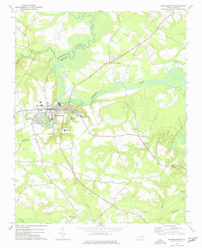 United States Geological Survey Murfreesboro, NC (1973, 24000-Scale) digital map
