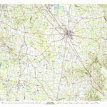 United States Geological Survey Murfreesboro, TN (1985, 100000-Scale) digital map