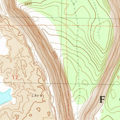 United States Geological Survey Murken Bench, CA (1990, 24000-Scale) digital map