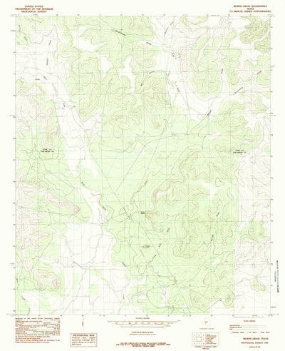 United States Geological Survey Murph Draw, TX (1984, 24000-Scale) digital map