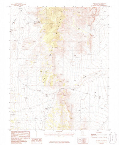 United States Geological Survey Murphy Gap, NV (1985, 24000-Scale) digital map