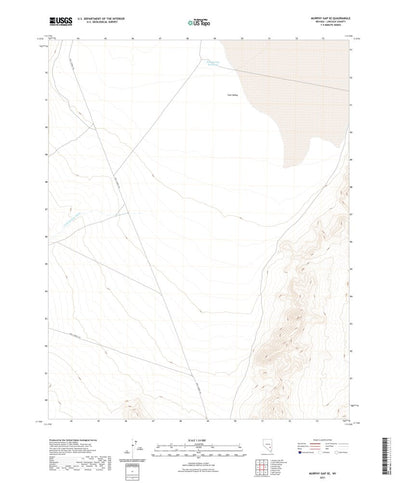 United States Geological Survey Murphy Gap SE, NV (2021, 24000-Scale) digital map