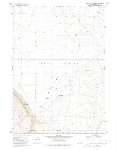 United States Geological Survey Murphy Hot Springs, ID (1979, 24000-Scale) digital map