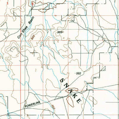 United States Geological Survey Murphy, ID (1986, 100000-Scale) digital map