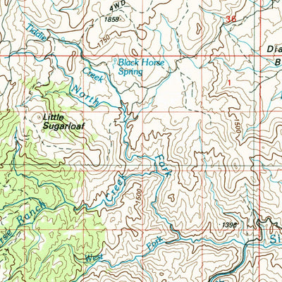 United States Geological Survey Murphy, ID (1986, 100000-Scale) digital map