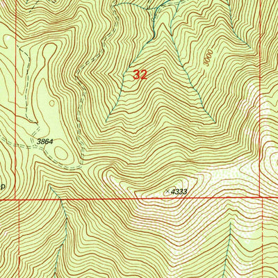 United States Geological Survey Murphy Mountain, OR (1996, 24000-Scale) digital map
