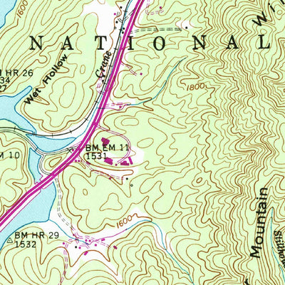 United States Geological Survey Murphy, NC (1957, 24000-Scale) digital map