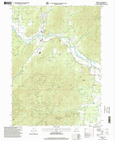 United States Geological Survey Murphy, OR (1996, 24000-Scale) digital map