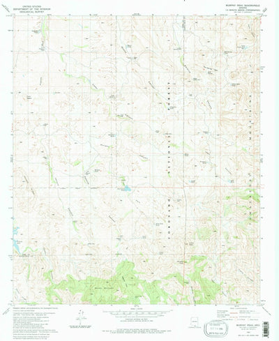 United States Geological Survey Murphy Peak, AZ (1981, 24000-Scale) digital map