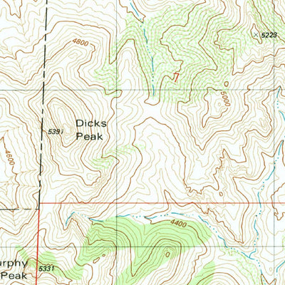 United States Geological Survey Murphy Peak, AZ (1981, 24000-Scale) digital map