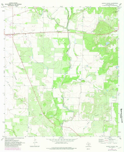 United States Geological Survey Murphy School, TX (1970, 24000-Scale) digital map