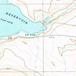 United States Geological Survey Murphy Waterholes NE, OR (1971, 24000-Scale) digital map
