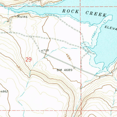 United States Geological Survey Murphy Waterholes NE, OR (1971, 24000-Scale) digital map