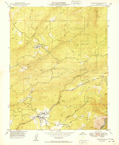 United States Geological Survey Murphys, CA (1949, 24000-Scale) digital map