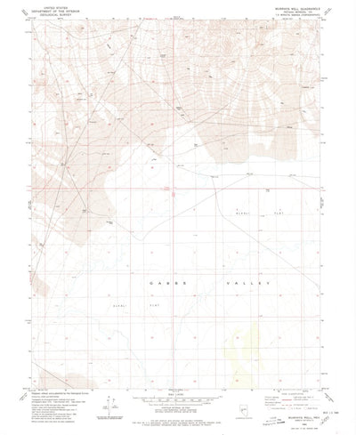 United States Geological Survey Murphys Well, NV (1980, 24000-Scale) digital map