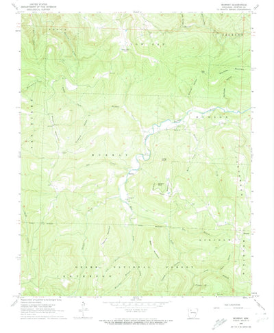 United States Geological Survey Murray, AR (1968, 24000-Scale) digital map