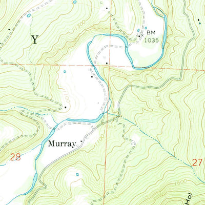 United States Geological Survey Murray, AR (1968, 24000-Scale) digital map
