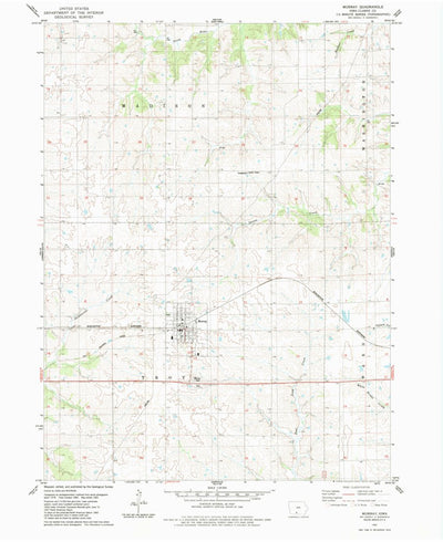 United States Geological Survey Murray, IA (1983, 24000-Scale) digital map
