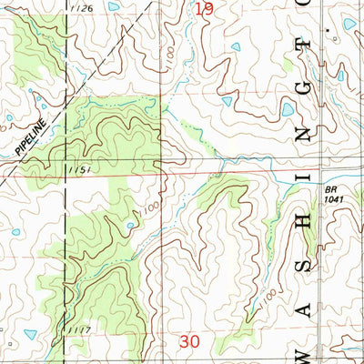 United States Geological Survey Murray, IA (1983, 24000-Scale) digital map