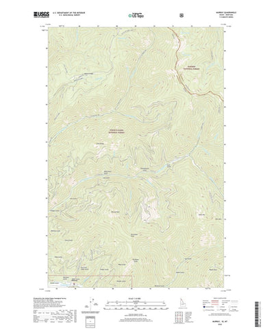 United States Geological Survey Murray, ID (2020, 24000-Scale) digital map