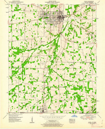 United States Geological Survey Murray, KY-TN (1951, 24000-Scale) digital map