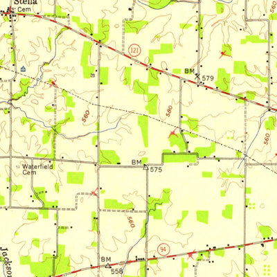 United States Geological Survey Murray, KY-TN (1951, 62500-Scale) digital map