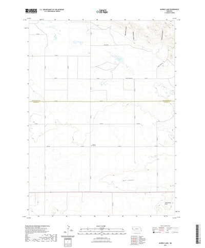 United States Geological Survey Murray Lake, NE (2021, 24000-Scale) digital map