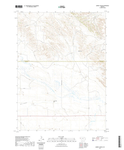 United States Geological Survey Murray Lake NE, NE (2021, 24000-Scale) digital map