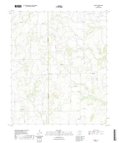 United States Geological Survey Murray, TX (2022, 24000-Scale) digital map