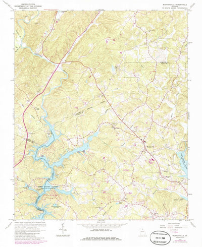 United States Geological Survey Murrayville, GA (1964, 24000-Scale) digital map